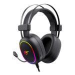 Casque gamer filaire Havit H2016D RGB, 50 mm et jack 3,5 mm - Black