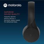 Casque Bluetooth Motorola Sound MOTO XT500, 40 mm et autonomie 15 h - Black – Image 5