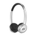 Casque Bluetooth Havit H616BT avec haut-parleurs 40 mm et design rétro - Silver / Black – Image 4