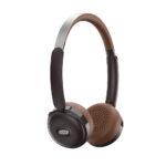 Casque Bluetooth Havit H616BT avec haut-parleurs 40 mm et design rétro - Brown