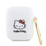 Coque Hello Kitty Silicone 3D Kitty Head pour AirPods 1 / 2 - White