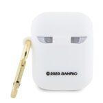 Coque Hello Kitty Silicone 3D Kitty Head pour AirPods 1 / 2 - White – Image 2