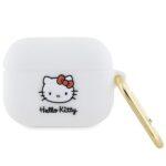 Coque Hello Kitty Silicone 3D Kitty Head pour AirPods Pro 1 - White