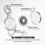 Lot de 4 protections Techsuit Secure Holder Silicone (CT15) pour AirTag 1 - Clear – Image 3