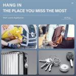 Lot de 4 protections Techsuit Secure Holder Silicone (CT15) pour AirTag 1 - Clear – Image 6