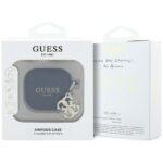 Coque Guess Silicone W/4G Charm pour AirPods 4 - Black – Image 3