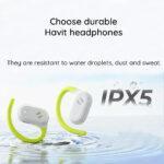 Havit OWS915 - Écouteurs open-ear à contour d’oreille - Bluetooth 5.4 - White – Image 5