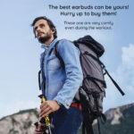 Havit OWS914 - Écouteurs open-ear à contour d’oreille - Beige – Image 6