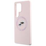 Coque Karl Lagerfeld Silicone Double Heads MagSafe pour Samsung Galaxy S25 Ultra - Pink – Image 4