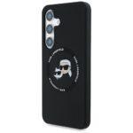 Coque Karl Lagerfeld Silicone Double Heads MagSafe pour Samsung Galaxy S25 - Black – Image 5