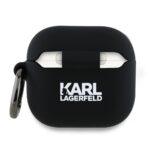 Coque Karl Lagerfeld Silicone Choupette Head 3D pour AirPods 4 - Black – Image 2