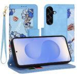 Étui portefeuille Techsuit FlipCraft pour Samsung Galaxy S25 - Vibrant Blue