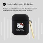 Coque Hello Kitty Silicone 3D Kitty Head pour AirPods 1 / 2 - White – Image 5