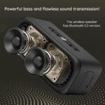 Enceinte Bluetooth portable Havit SK905BT 2 x 10W IPX7 autonomie 25 h - Beige – Image 4