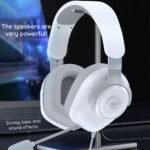 Casque gamer USB Havit H2230U avec son 7.1 et micro détachable - White – Image 4