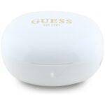 Guess Écouteurs TWS Flat Classic Logo Electroplated Bluetooth 5.4 - IPX5 - Blanc – Image 5