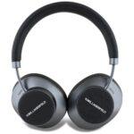 Casque Bluetooth Karl Lagerfeld Saffiano Elongated avec ANC et micro ENC - Black – Image 2