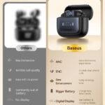 Baseus Bowie 35 - Écouteurs sans fil TWS - Bluetooth 5.3 - Black – Image 3