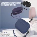 Coque Blueo Liquid Silicone Protect pour AirPods Pro 2 - Purple – Image 5