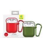 Coque Blueo Liquid Silicone Protect pour AirPods 1 - Green – Image 4