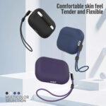 Coque Blueo Liquid Silicone Protect pour AirPods Pro 2 - Navy Blue – Image 3