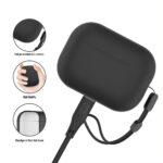 Coque Blueo Liquid Silicone Protect pour AirPods Pro 2 - Navy Blue – Image 6