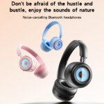 Casque Bluetooth enfant Yesido EP06, BT 5.3, drivers 40 mm, batterie 400 mAh - Black – Image 2