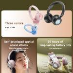 Casque Bluetooth enfant Yesido EP06, BT 5.3, drivers 40 mm, batterie 400 mAh - Black – Image 4