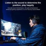 Casque gaming USB Yesido EK05, drivers 50 mm, RGB, câble 1,2 m - Black – Image 5