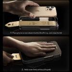 Lot de 3 protections d'écran ESR Corning Gorilla Glass UltraFit™ pour iPhone 17 / iPhone 16 Pro - Black – Image 5