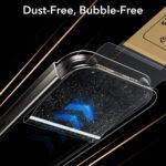 Lot de 3 protections d'écran ESR Corning Gorilla Glass UltraFit™ pour iPhone 17 / iPhone 16 Pro - Black – Image 6