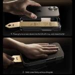 Lot de 3 protections d'écran ESR Corning Gorilla Glass UltraFit Privacy™ pour iPhone 17 Pro Max - Black – Image 2