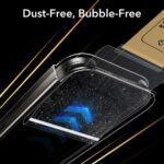 Lot de 3 protections d'écran ESR Corning Gorilla Glass UltraFit Privacy™ pour iPhone 17 / iPhone 16 Pro - Black – Image 6