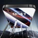 Lot de 3 protections d'écran ESR Armorite Screen Protector UltraFit (3 pack) pour iPhone 17 / iPhone 16 Pro - Black – Image 3