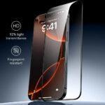 Lot de 3 protections d'écran ESR Armorite Screen Protector UltraFit (3 pack) pour iPhone 17 / iPhone 16 Pro - Black – Image 6