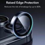 Protection d'objectif ESR Armorite Camera Lens Protectors pour iPhone 14 Pro/14 Pro Max / 15 Pro/15 Pro Max / 16 Pro/16 Pro Max / 17 Pro/17 Pro Max - Blue – Image 3