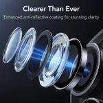 Lot de 2 protections d'objectif ESR Armorite Camera Lens Protectors pour iPhone 14 Pro/14 Pro Max / 15 Pro/15 Pro Max / 16 Pro/16 Pro Max / 17 Pro/17 Pro Max - Black – Image 4