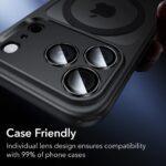 Lot de 2 protections d'objectif ESR Armorite Camera Lens Protectors pour iPhone 14 Pro/14 Pro Max / 15 Pro/15 Pro Max / 16 Pro/16 Pro Max / 17 Pro/17 Pro Max - Black – Image 6