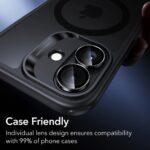 Lot de 2 protections d'objectif ESR Armorite Camera Lens Protectors pour iPhone 16 / iPhone 16 Plus / iPhone 17 - Black – Image 6