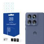 Lot de 4 protection de caméra 3mk Lens Protection pour Motorola Edge 60 Fusion - Clear