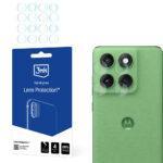 Lot de 4 protection de caméra 3mk Lens Protection pour Motorola Edge 60 - Clear