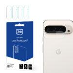 Lot de 4 protection de caméra 3mk Lens Protection pour Google Pixel 9 Pro XL - Clear