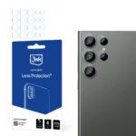 Lot de 4 protection de caméra 3mk Lens Protection pour Samsung Galaxy S24 Ultra - Clear