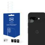 Lot de 4 protection de caméra 3mk Lens Protection pour Google Pixel 9a - Clear