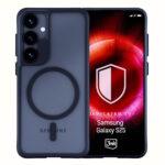 Coque 3mk Satin Armor MagCase pour Samsung Galaxy S25 - Black – Image 3