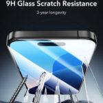 Protection d'écran ESR Armorite Screen Protector pour iPhone 16 Pro Max - Black – Image 3