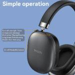 Casque Bluetooth Yesido EP05 avec réduction de bruit, BT 5.2, batterie 400 mAh - Black – Image 5