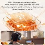 Casque Bluetooth enfant Yesido EP06, BT 5.3, drivers 40 mm, batterie 400 mAh - Black – Image 3