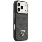 Coque Guess Hardcase 4G Triangle Logo MagSafe avec support pour iPhone 17 Pro Max - Black – Image 3
