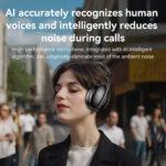 Casque Bluetooth Yesido EP08, BT 5.3, drivers 40 mm, batterie 400 mAh - Black – Image 4